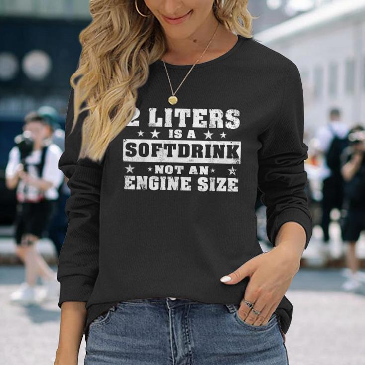 2 Litre Soft Drink Engine Size 8 Engine Size Langarmshirts Geschenke für Sie