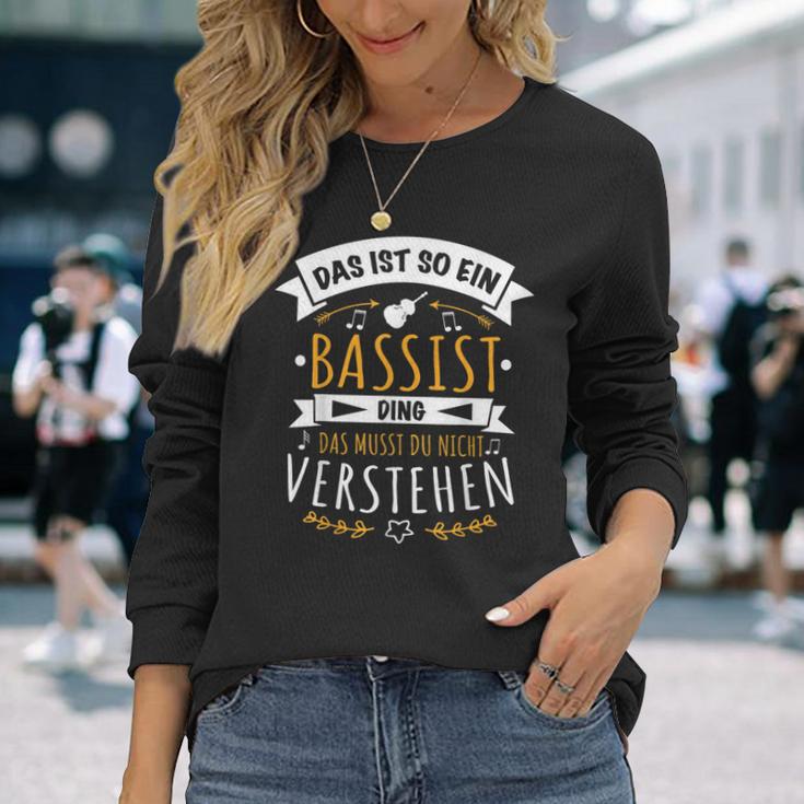 Bass Kontrabass Musician Das Ist So Ein Bassist Ding Langarmshirts Geschenke für Sie