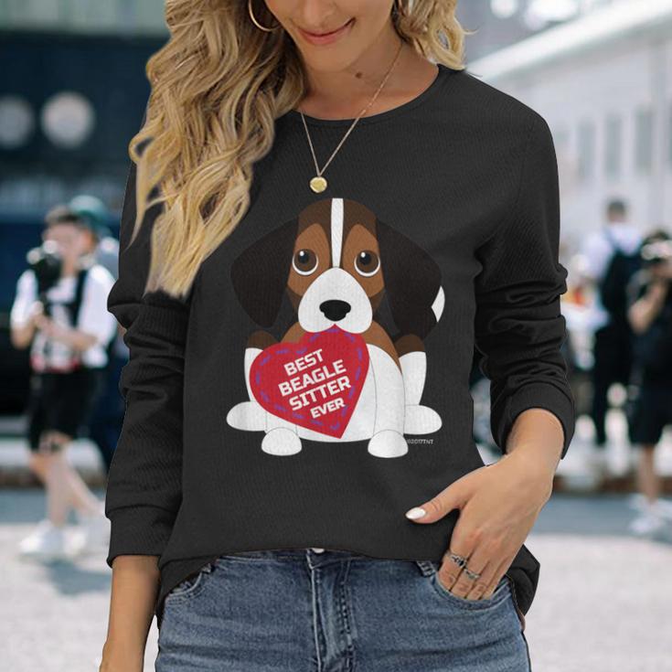 Best Beagle Dog Sitter Ever Beagle Dog Sitter Langarmshirts Geschenke für Sie