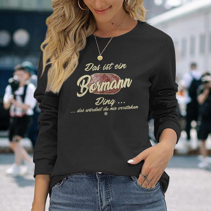 Bormann Das Ist Ein Bormann Ding Das Ist Ein Bormann Ding S Langarmshirts Geschenke für Sie