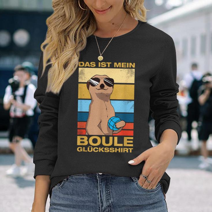 Boule Lucky Petanque Langarmshirts Geschenke für Sie