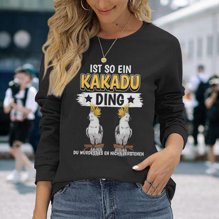 Cockatoo Parrot Sachen Ist So Ein Kakatoo Ding Kakatoo Langarmshirts Geschenke für Sie