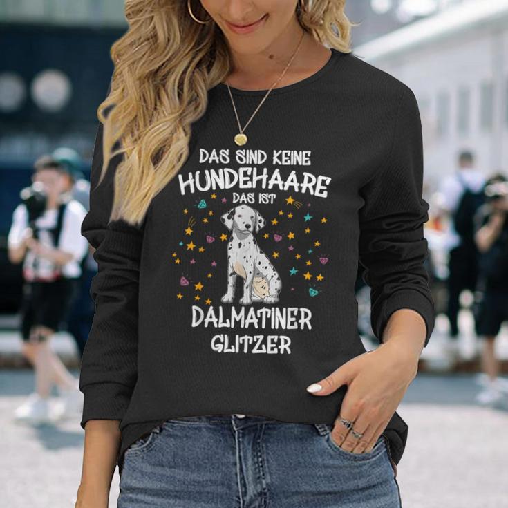 Dalmatian Glitter Dog Holder Dog Langarmshirts Geschenke für Sie