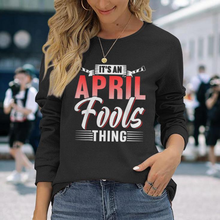 Das Ist Ein Aprilscherz Ding Sarkastisch April Witz Langarmshirts Geschenke für Sie