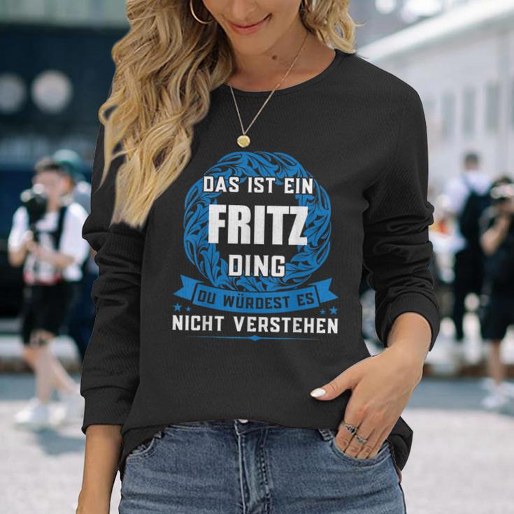 Das Ist Ein Fritz Dingorname Langarmshirts Geschenke für Sie