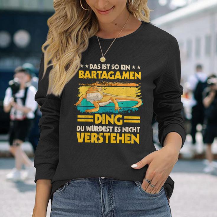 Das Ist So Ein Bartagamen Ding Reptil Sachen Bartagame Langarmshirts Geschenke für Sie