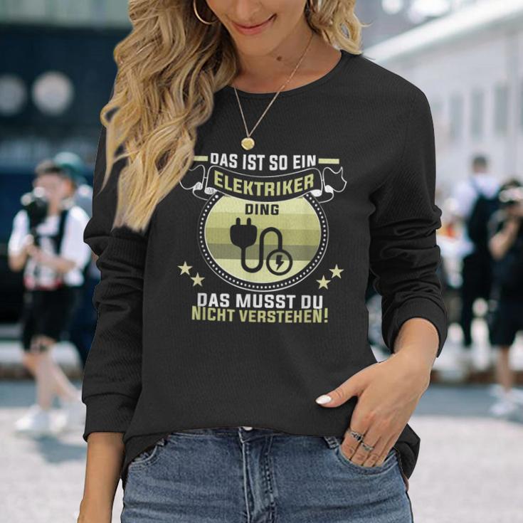 Das Ist So Ein Elektriker Ding Elektroniker Elektriker Langarmshirts Geschenke für Sie