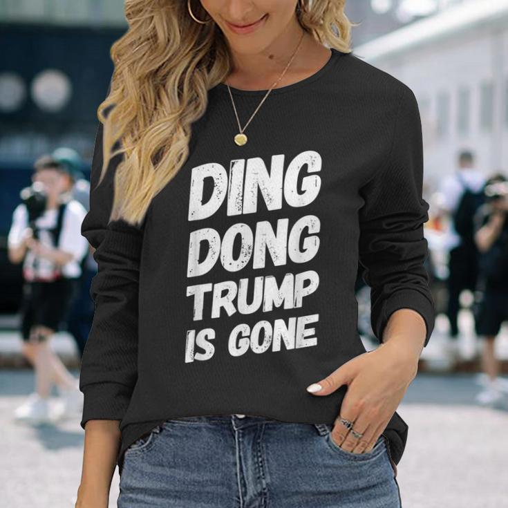 Ding Dong Trump Ist Weg Langarmshirts Geschenke für Sie