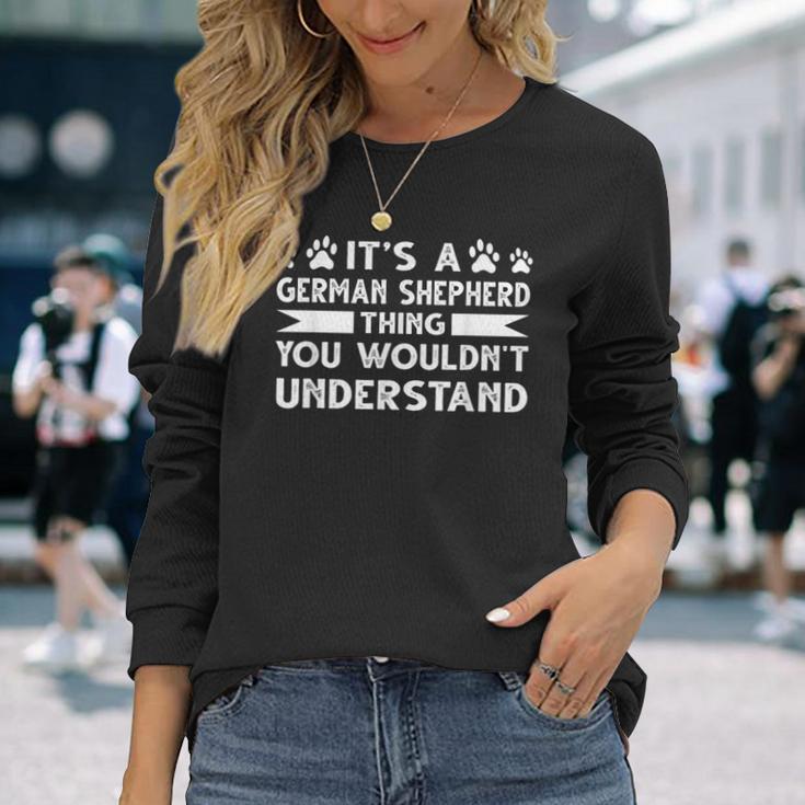 Es Ist Ein German Shepherd-Ding Deutscher Shepherd S Langarmshirts Geschenke für Sie