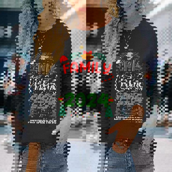 Family Christmas 2024 Matching Family Christmas Squad Xmas Long Sleeve T-Shirt Gifts for Her