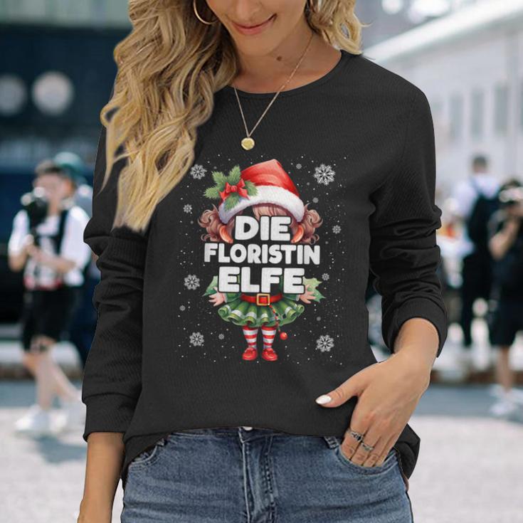 Floristin Elfe Weihnachten Elfen & Weihnachtselfen Langarmshirts Geschenke für Sie