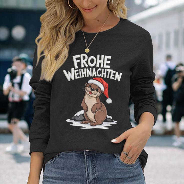 Frohe Weihnachten Otter Frohe Weihnachten Langarmshirts Geschenke für Sie