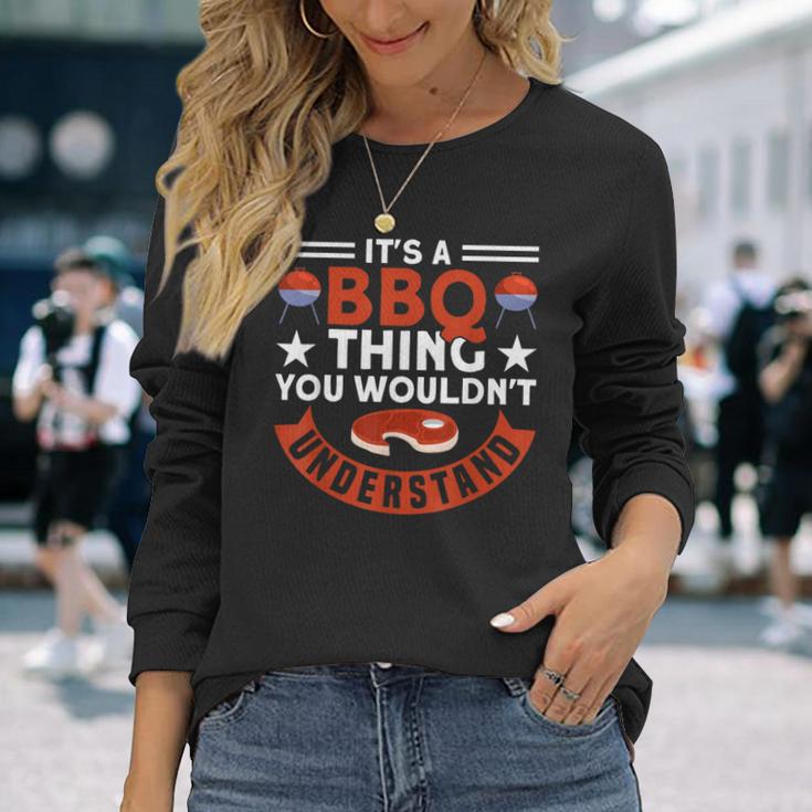 Grill Es Ist Ein Bbq-Ding Fleich Smoking Langarmshirts Geschenke für Sie