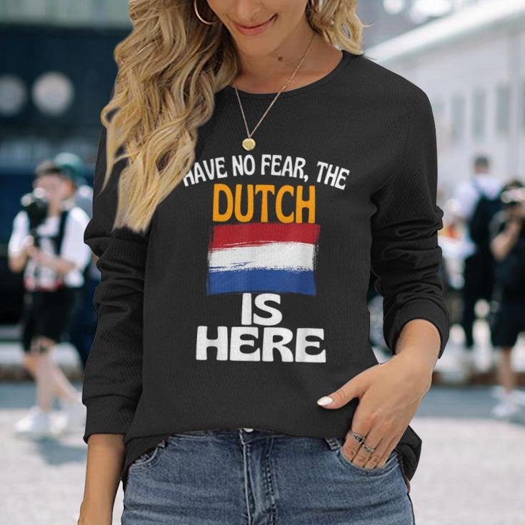 Hab Keine Angst Die Hollander Sind Hier Holland Langarmshirts Geschenke für Sie