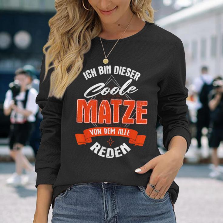 Ich Bin Dieser Coole Matzeon Dem Alle Reden Langarmshirts Geschenke für Sie