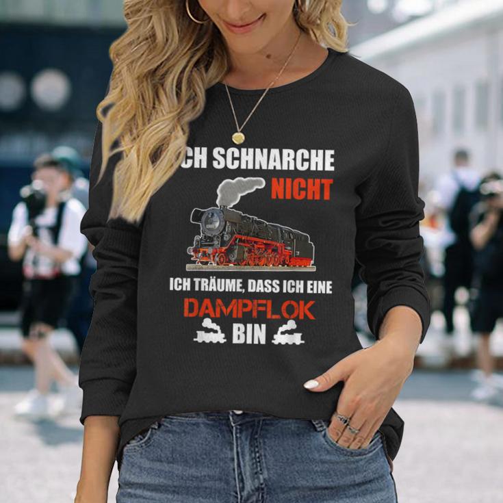 Ich Schnarche Nicht Slogan Lokfahrer Ich Schnarche Nicht Slogan Langarmshirts Geschenke für Sie