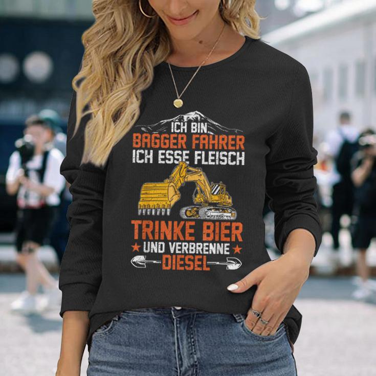 Ich Trinke Bier Underbrenne Diesel Langarmshirts Geschenke für Sie