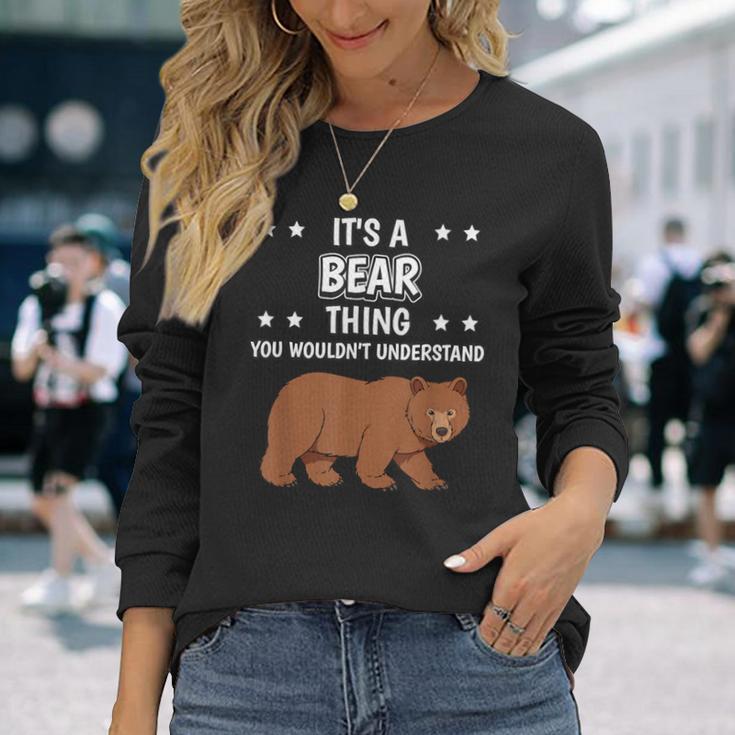 Ist So Ein Bär Ding Lustiger Spruch Bären Langarmshirts Geschenke für Sie