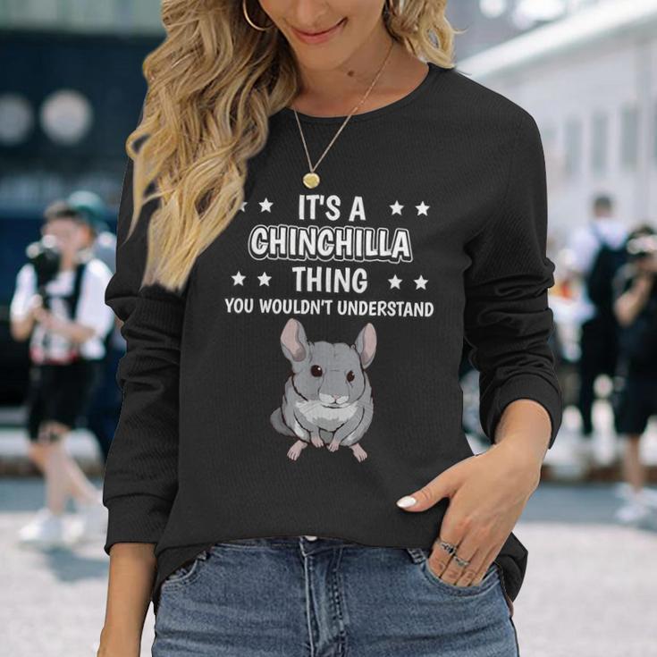 Ist So Ein Chinchilla Ding Lustiger Spruch Chinchillas Langarmshirts Geschenke für Sie