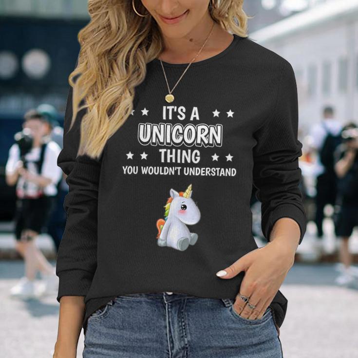 Ist So Ein Einhorn Ding Lustiger Spruch Einhörner Langarmshirts Geschenke für Sie