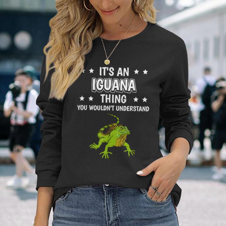 Ist So Ein Leguan Ding Lustiger Spruch Leguane Langarmshirts Geschenke für Sie