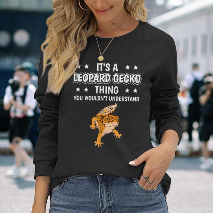 Ist So Ein Leopardgecko Ding Lustiger Spruch Leopardgeckos Langarmshirts Geschenke für Sie