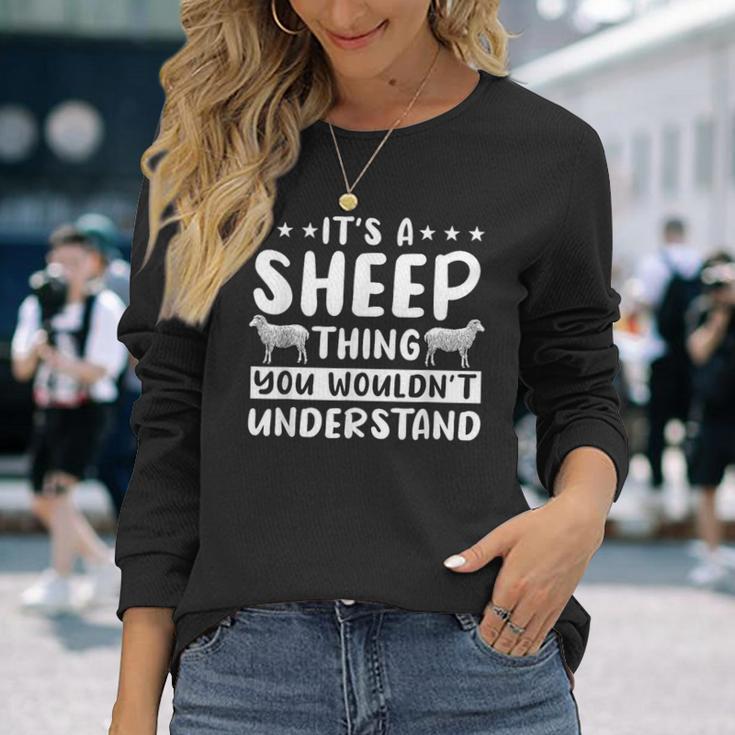 Ist So Ein Schaf Ding Schäfer Sachen Schaf Langarmshirts Geschenke für Sie