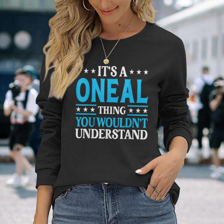 It's A Oneal-Thing Last Name Family Name Oneal Langarmshirts Geschenke für Sie