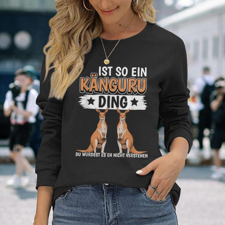 Kängurus Sachen Ist So Ein Känguru Ding Känguru Langarmshirts Geschenke für Sie