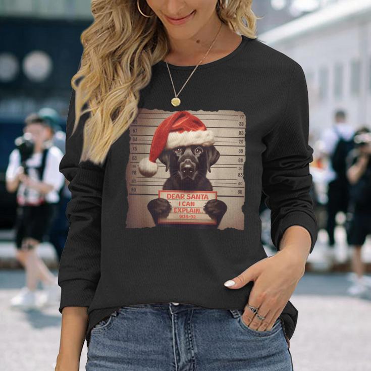 Labrador Retriever Dog Christmas Langarmshirts Geschenke für Sie