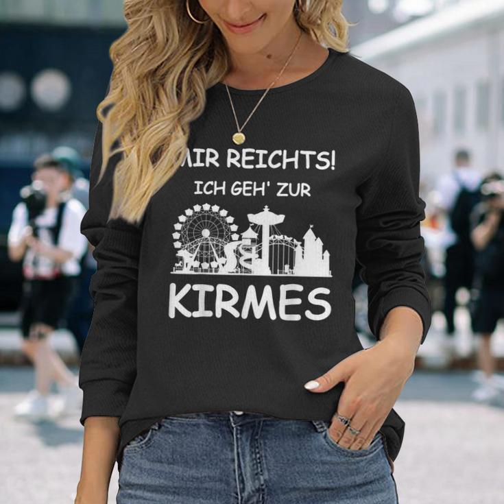 Mir Reicht's Ich Geh Zur Kirmes Retro Saying Langarmshirts Geschenke für Sie