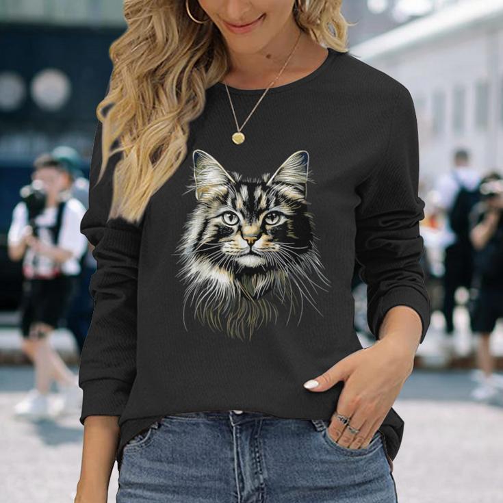 Norwegian Forest Cat Norwegian Cat Skogkatt Forest Cats Langarmshirts Geschenke für Sie