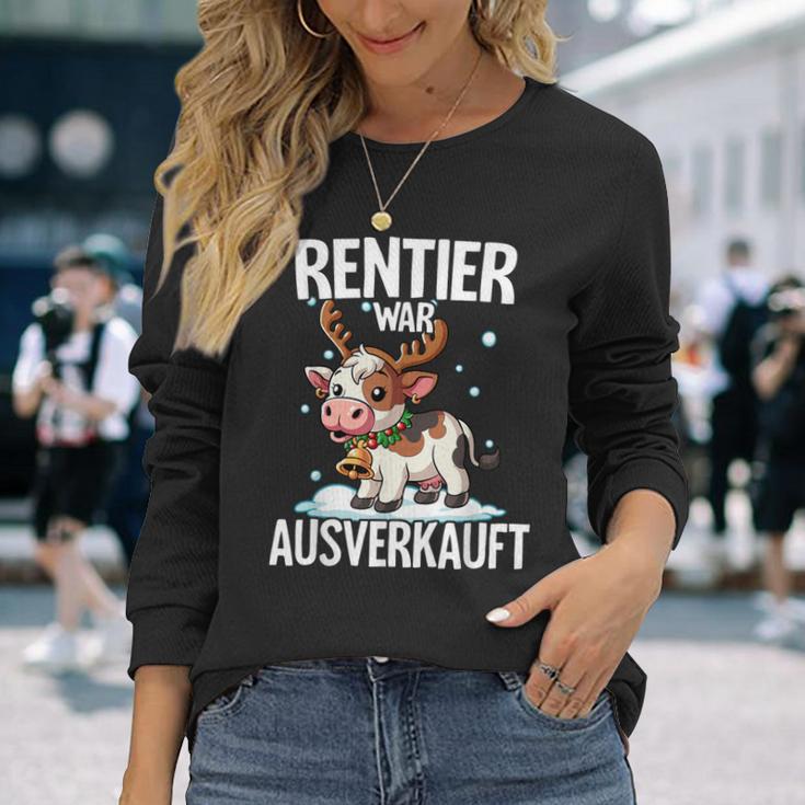 Reindeer War Ausverkauft Christmas Langarmshirts Geschenke für Sie