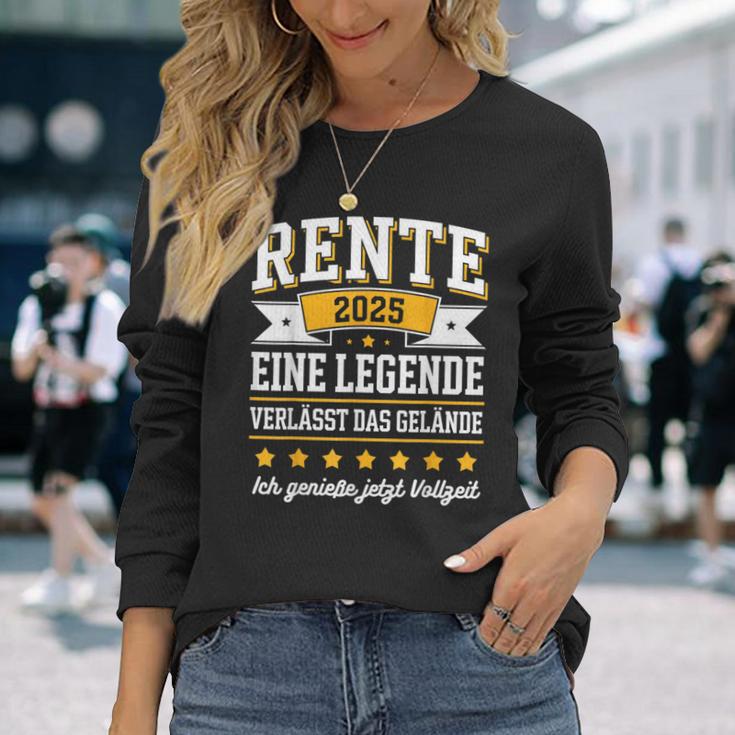 Rente 2025 Rentner 2025 Renteneintritt 2025 Langarmshirts Geschenke für Sie