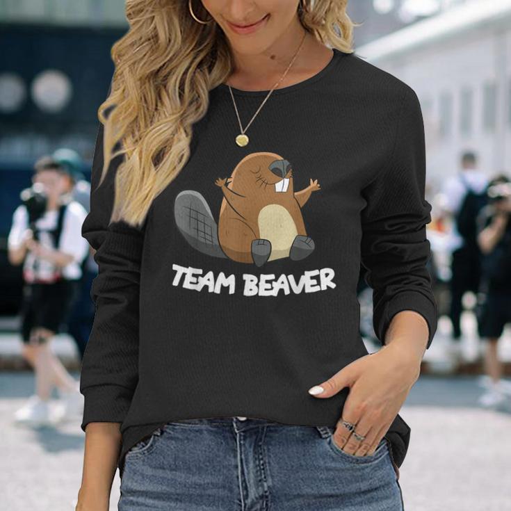 Rodent Team Beaver Team Beaver Cool Flannelette Langarmshirts Geschenke für Sie