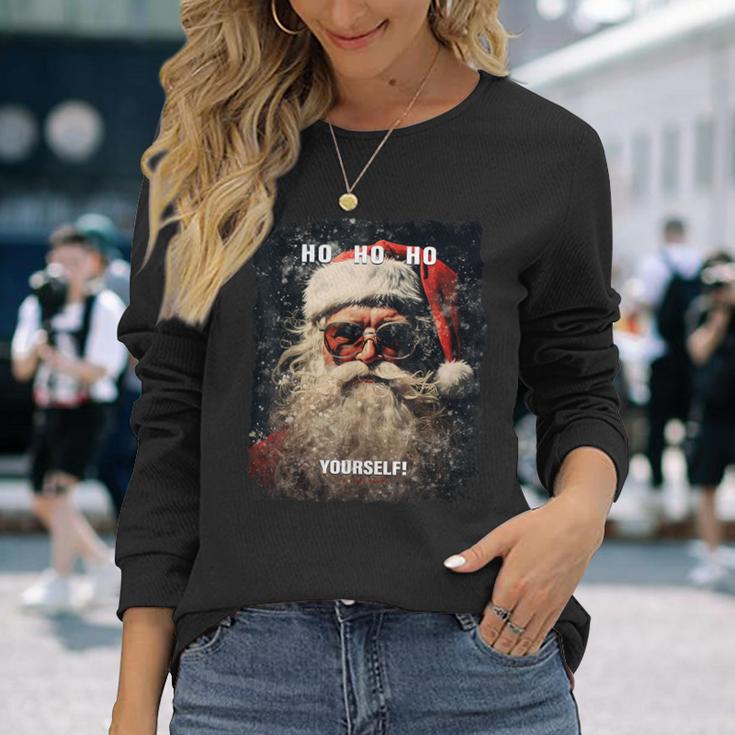 Santa Claus Santa Claus Christmas Santa Claus Langarmshirts Geschenke für Sie