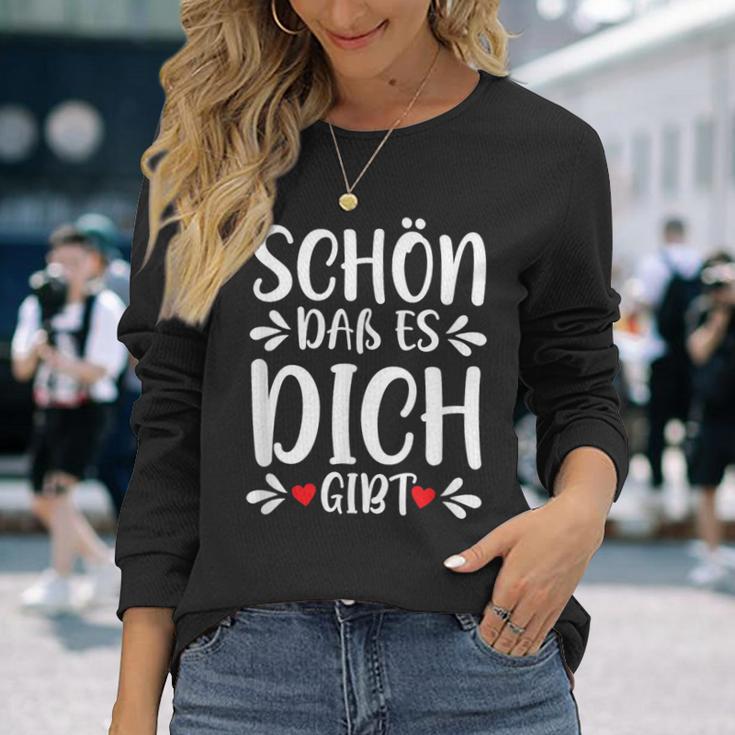 Schön Das Es Dich Gibt Geschenke Freunde Mann Kinder Ladies Langarmshirts Geschenke für Sie