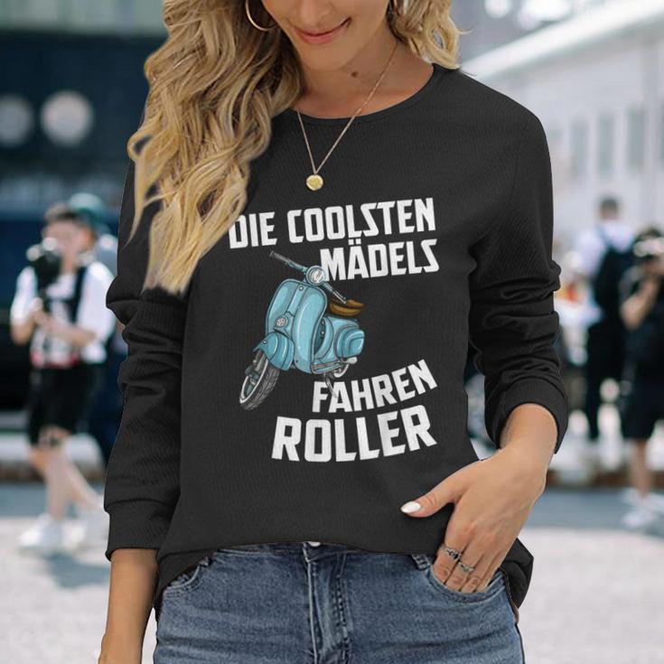 Scooter For Scooter Rider Scooter Langarmshirts Geschenke für Sie