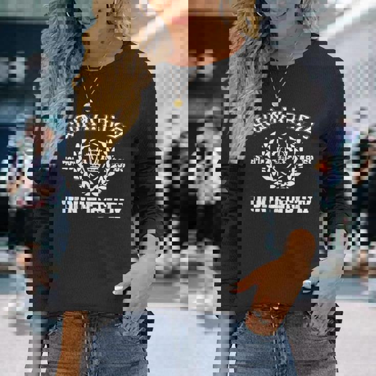 Sigma Rizz University Meme Rizzler Internet Memes Meme Long Sleeve T-Shirt Gifts for Her