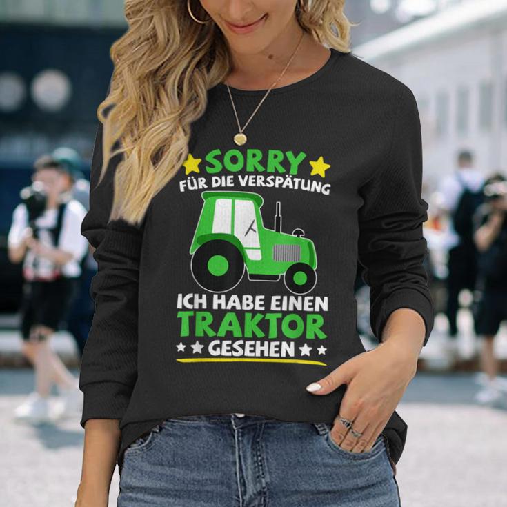 Tractor Trecker Children's Ich Habe Einen Traktor Sehen Langarmshirts Geschenke für Sie