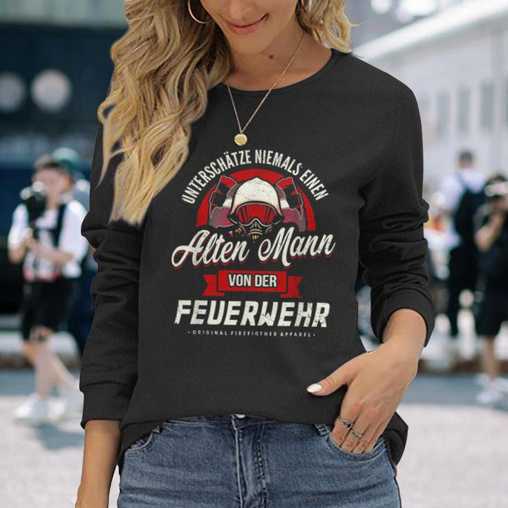 Underschätze Niemal Alten Mann Fireman Langarmshirts Geschenke für Sie