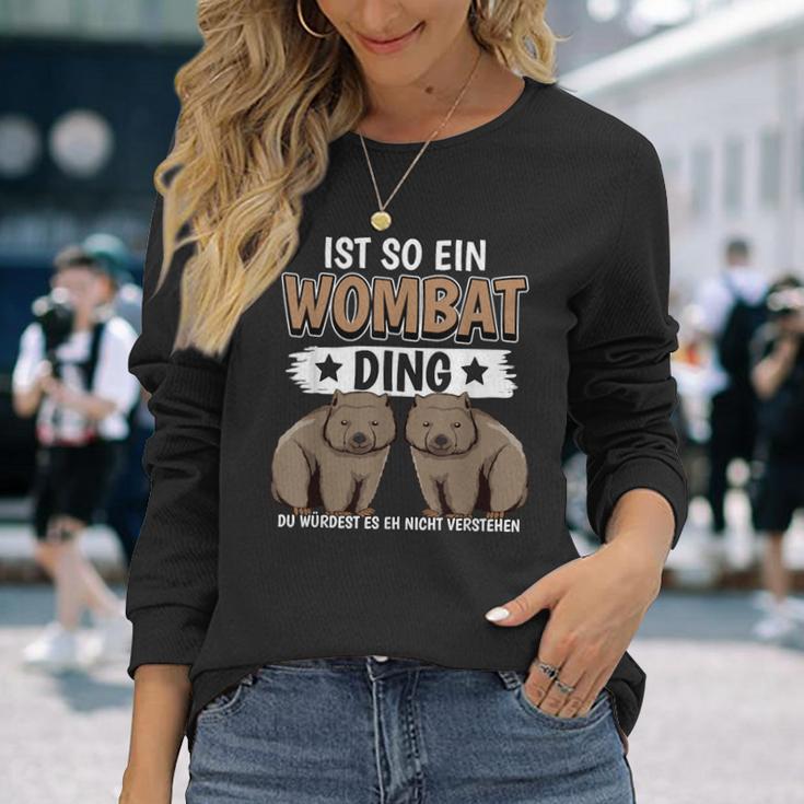 Wombats Australia Sachen Ist Such A Wombat Ding Wombat S Langarmshirts Geschenke für Sie