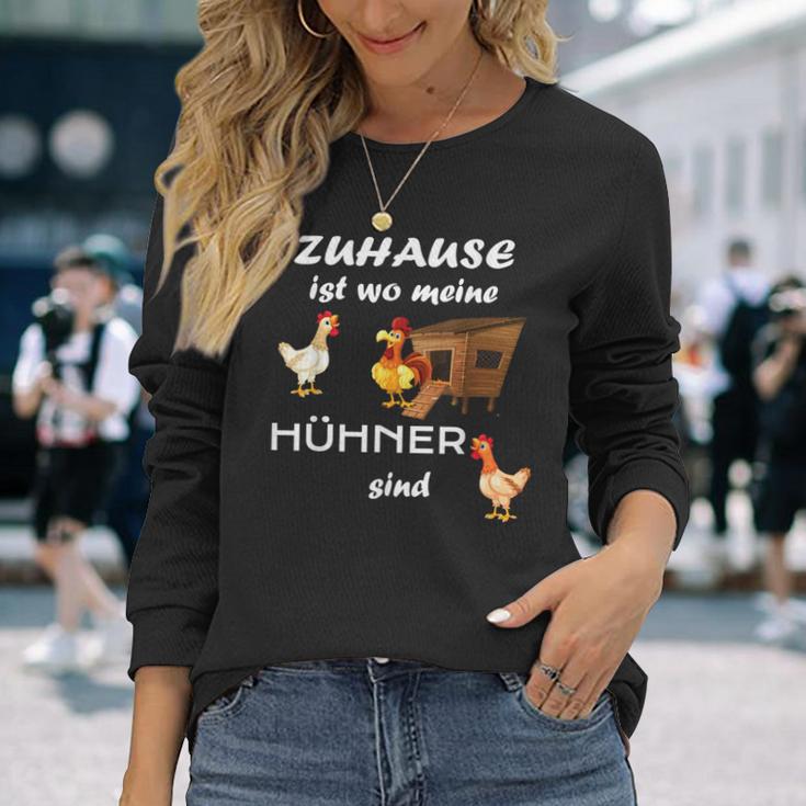 Zuhause Ist Wo Meine Hühner Sind Sind Farmer Zuhause Ist Wo Meine Hühn Langarmshirts Geschenke für Sie