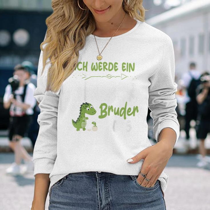 Kinder Ich Werde Ein Großer Bruder 2025 Dinosaur Baby Langarmshirts Geschenke für Sie