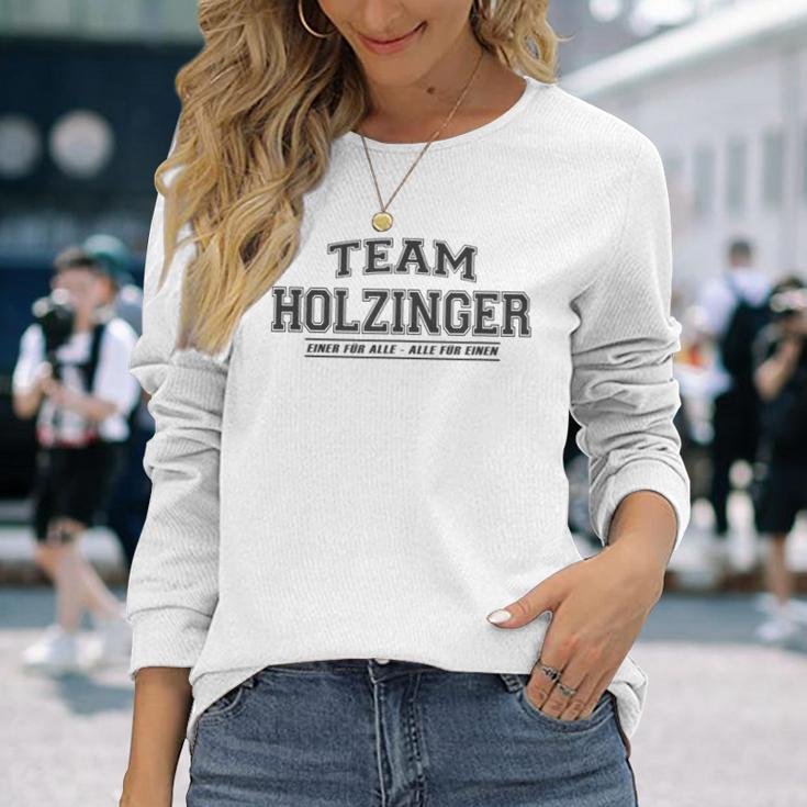 Team Holzinger Stolze Familie Nachname Geschenk Langarmshirts Geschenke für Sie