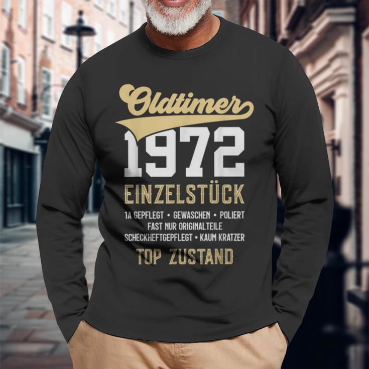 51 Jahre Oldtimer 1972Intage 51St Birthday Langarmshirts Geschenke für alte Männer