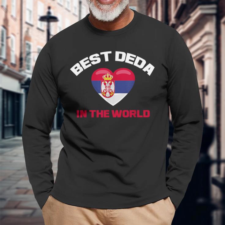 Bester Deda Der Welt S Langarmshirts Geschenke für alte Männer