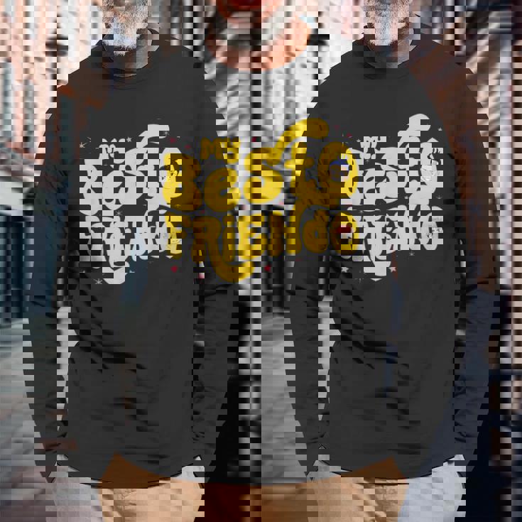 My Besto Best Friend Friendo Anime Lover Bestie Matching Bff Long Sleeve T-Shirt Gifts for Old Men