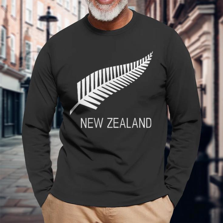 T-shirt Manches Longues New Zealand Fern - Coton - Hommage Kiwi