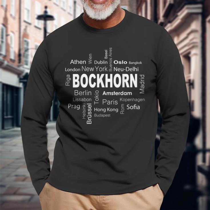 Bockhorn New York Berlin Bockhorn Meine Hauptstadt Langarmshirts Geschenke für alte Männer